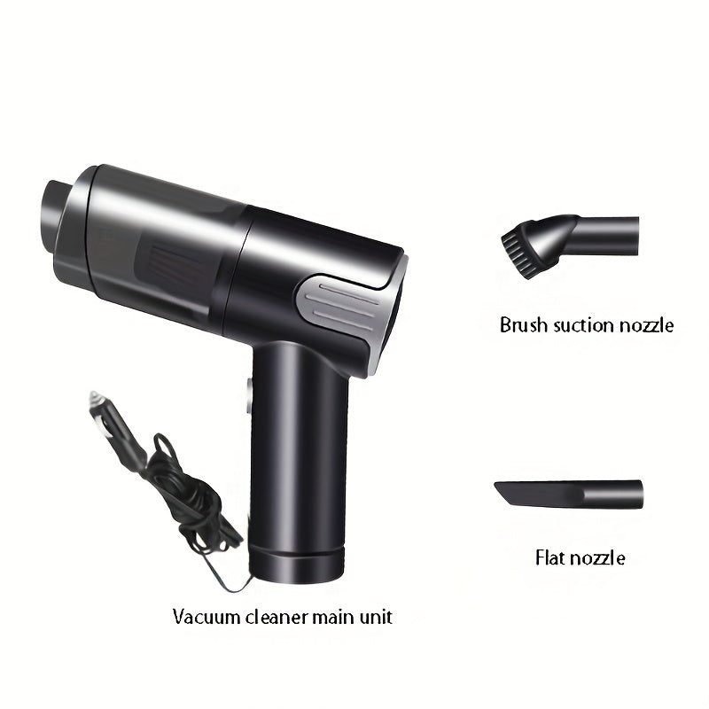 Wired Red Silver Car Vacuum Cleaner Home Handheld Mini Desktop Vacuum Cleaner Portable