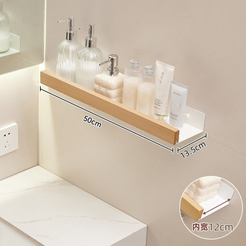 Punch-free Wall-mounted Log-style Cosmetic Organizer Rack