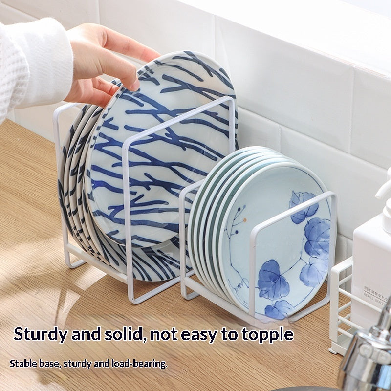 Kitchen Shelf Draining Rack Cabinet Organizer For Bowls