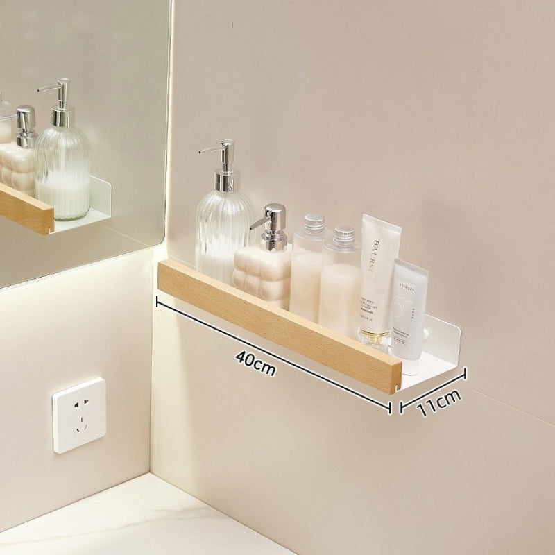 Punch-free Wall-mounted Log-style Cosmetic Organizer Rack