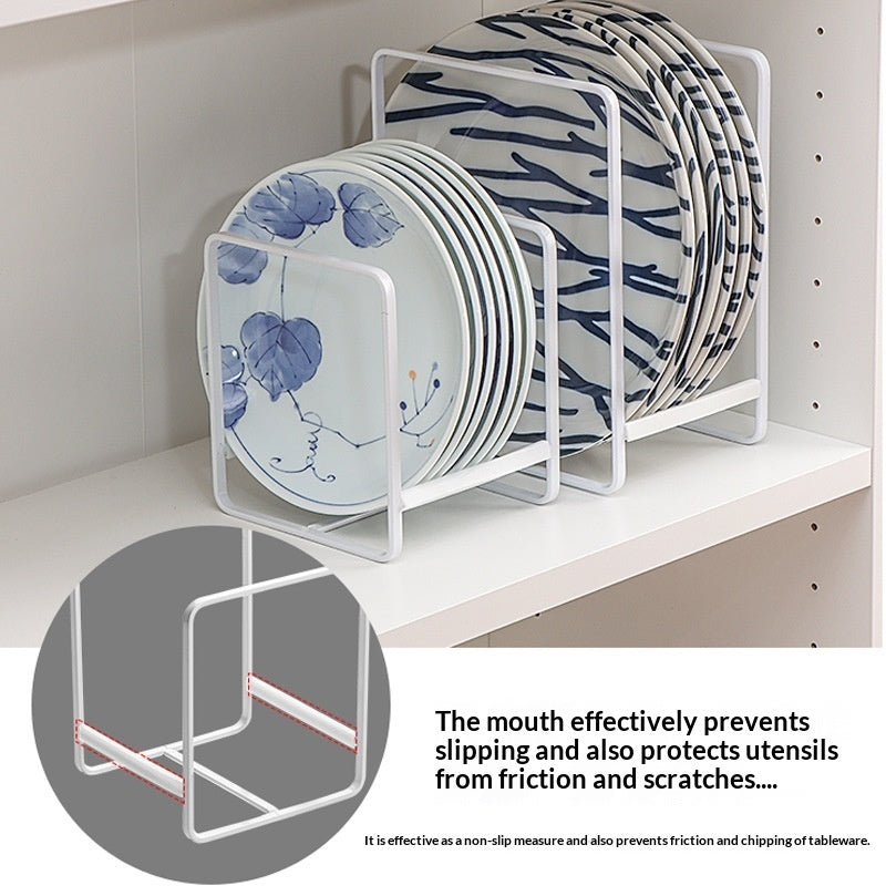 Kitchen Shelf Draining Rack Cabinet Organizer For Bowls