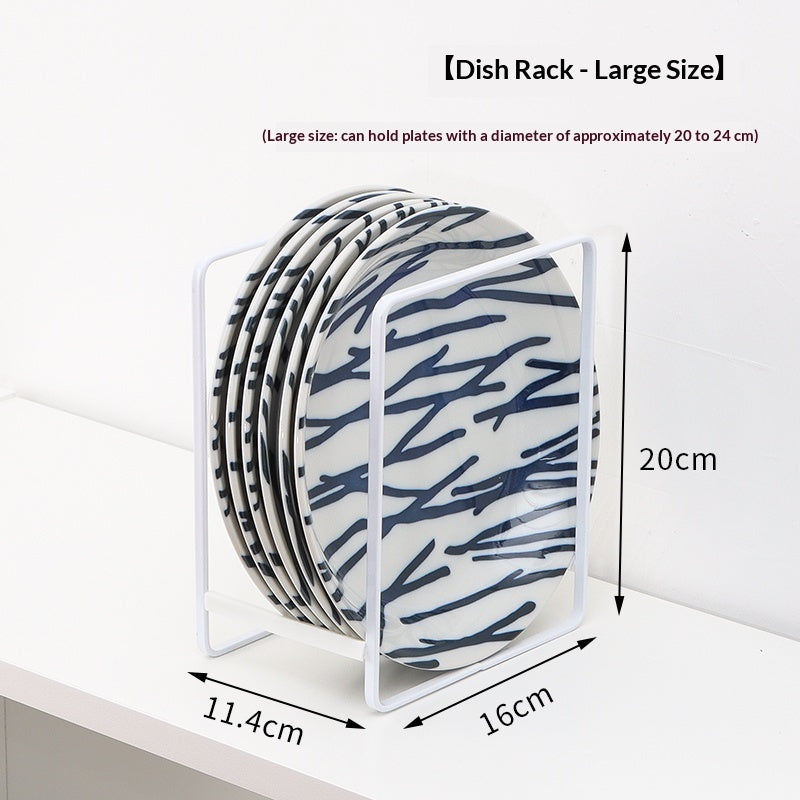 Kitchen Shelf Draining Rack Cabinet Organizer For Bowls