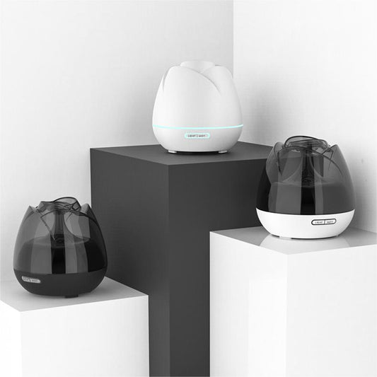 New Rose Aroma Diffuser Negative Ion Diffuser Humidifier Colorful Atmosphere Lamp Aroma Diffuser