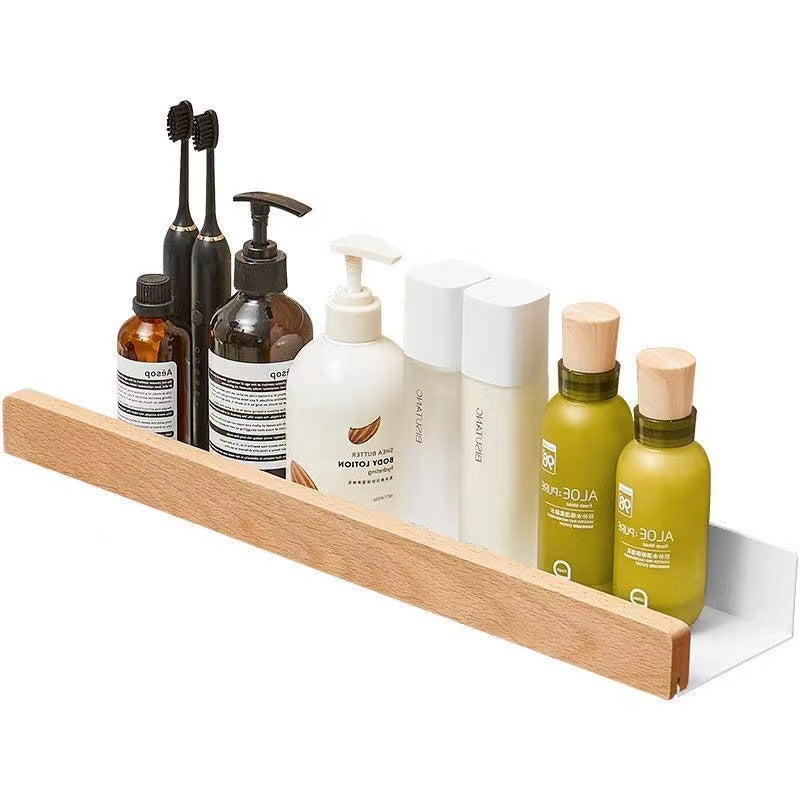 Punch-free Wall-mounted Log-style Cosmetic Organizer Rack