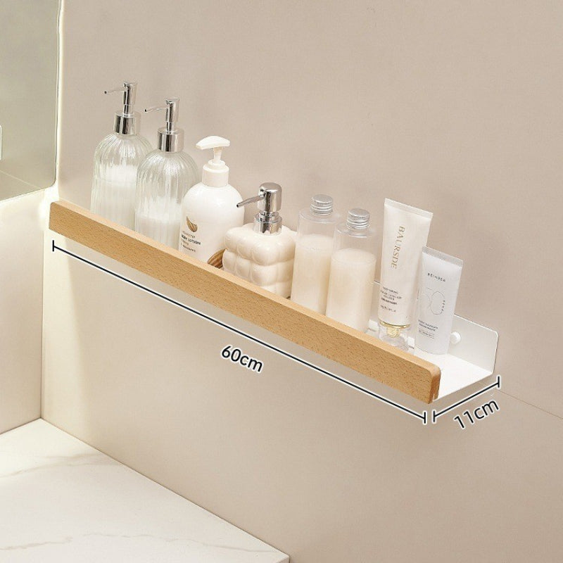 Punch-free Wall-mounted Log-style Cosmetic Organizer Rack