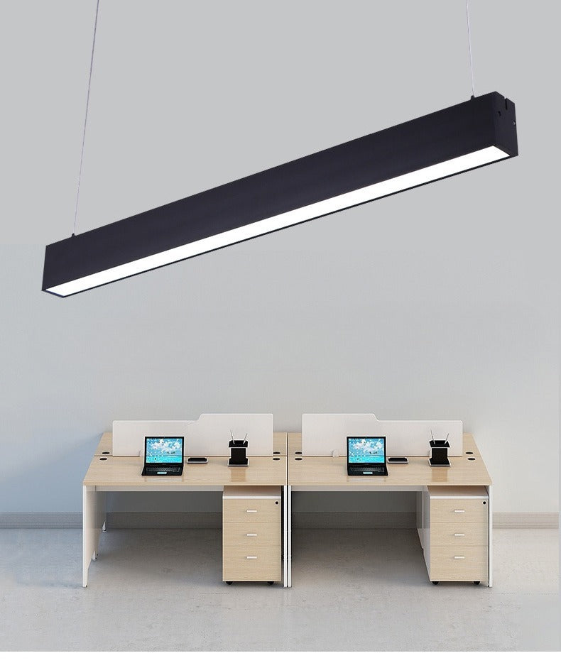 LED Strip Simple Office Long Line Pendant Light