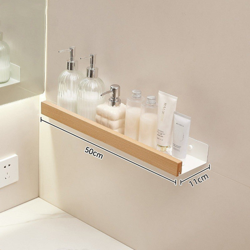Punch-free Wall-mounted Log-style Cosmetic Organizer Rack