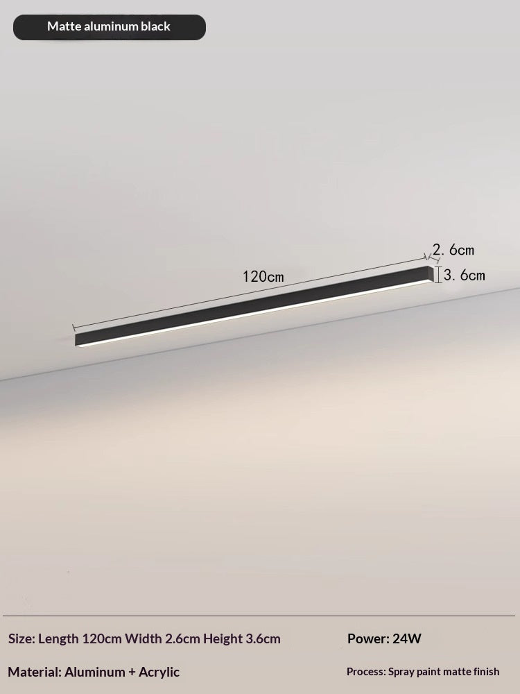 LED Strip Light Minimalist Linear Ceiling Light