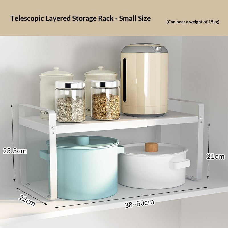Kitchen Shelf Draining Rack Cabinet Organizer For Bowls