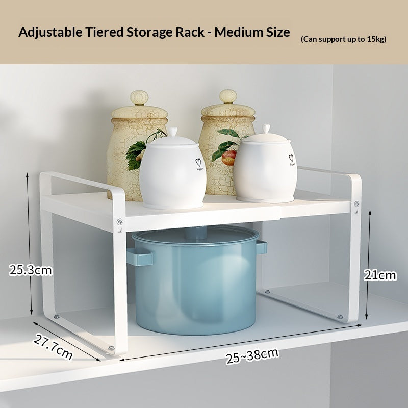 Kitchen Shelf Draining Rack Cabinet Organizer For Bowls